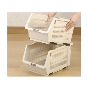 Contenitore per alimenti in plastica avorio Inomata per organizzazione e conservazione - Product Image 1