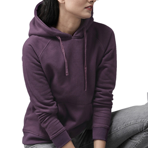 New Arrival Women's Cotton Fleece Pullover <b>Hoodie</b> for Autumn Winter Sports Gym <b>Workout</b> Hooded Collar with Front Logo for Girls - Product Image 3