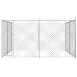 Cage pour chien en acier galvanisé durable de 150,8 x 150,8 pouces - Product Image 2