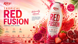 Rita Brand 330ml PET <b>Bottle</b> Noni Juice Tropical Fruit Drink Beverage OEM ODM Refreshing Flavored Liquid Juice Wholesale Exporter - Product Image 4