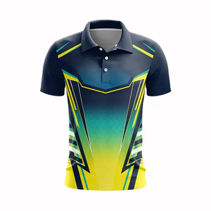 High Quality Customizable Logo Print Adult Cricket Jersey Short Sleeve Quick Dry Customized Logo Colors Polyester Sportswear - Product Image 6