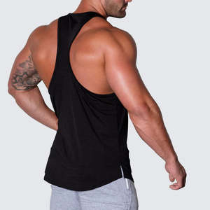 NESTA SPORTS Débardeur de sport personnalisé léger à séchage rapide dos nageur gris pour hommes - Product Image 6