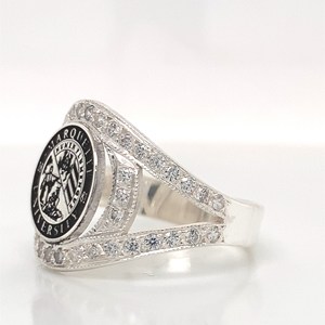 Anillo Escolar BOJ 080, Anillo Universitario y de Colegio, Anillo de Graduación para Mujer, Anillo Personalizado con Año de Graduación, Anillo en Oferta a Bajo Precio - Product Image 1