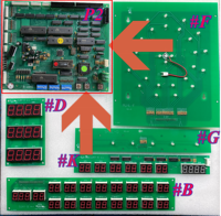 Papan PCB Permainan Roda Keberuntungan NSY VIVA Plus Asli, Bahan PCB, Sistem Pembayaran Uang, Lampu Elektronik Berkedip untuk Dewasa