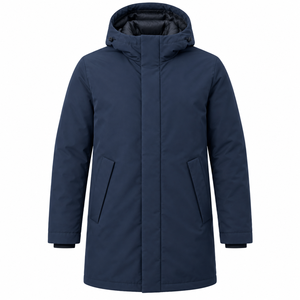 Best Style Men's Reversible Parka Jacket <b>Waterproof</b> Winter <b>Coat</b> Hooded Collar Thick Cotton Filling <b>Plus</b> <b>Size</b> Design Wholesale - Product Image 1