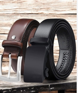 Cinturón de Cuero de Lujo para Hombre, Diseño Clásico Vintage con Hebilla de Acero y Calavera, Longitud Personalizable, Moda Casual, Gran Venta 2026 - Product Image 4