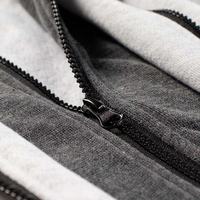 Sudadera con capucha y cremallera para hombre, informal, con bloques de color, cremallera completa, manga larga, corte ajustado, estilo deportivo, para otoño