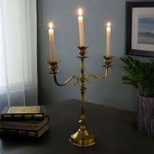 Candelabro de 3 brazos hecho a mano de alta calidad para decoración del hogar y hoteles, personalizable con el mejor acabado, soporte para velas de alta calidad. - Product Image 4