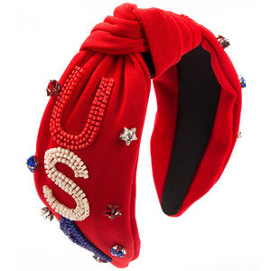 Serre-tête de luxe brodé de fleurs avec perles décoratives pour femmes, accessoires de mariée, mode créateur et boutique - Product Image 4