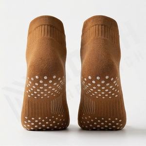 Athletic Grip <b>Sock</b> Cushion Tab Anti-Slip Running Men Women Breathable Durable Performance Soft <b>Gym</b> Customized Color Fit Pairs - Product Image 2