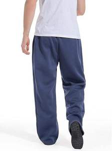 Men's Custom PolyesterCotton Canvas Straight Dark Casual Mid Lightweight Breathable <b>Waterproof</b> UV Protection Drawstring <b>Trousers</b> - Product Image 4