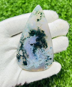 100% Natural <b>Moss</b> <b>Agate</b> Loose Gemstones Trimurti Gems Custom Size Cabochon Assorted Jewelry Wholesaler Mix Shape 25-80mm - Product Image 3