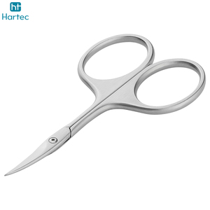 Ciseaux à ongles incurvés en acier inoxydable avec manches en acier, outils de soin des ongles des doigts et des orteils, ciseaux à cuticules pour salon et usage domestique - Product Image 4