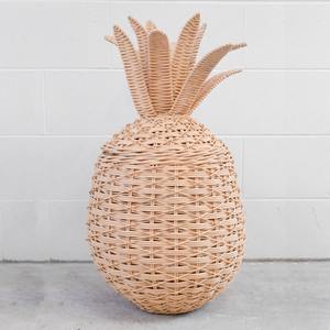 Panier de rangement pour jouets d'enfants, en rotin naturel, pour les essentiels de la salle de jeux - Product Image 4