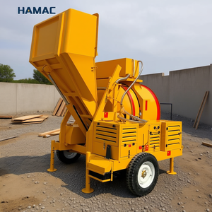 Mini bétonnière diesel JZR500 RDCM500 16DH, machine de mélange portable pour chantier de construction - Product Image 3