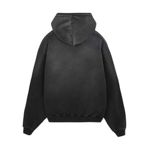 Sweats à capuche délavés pour hommes, style rétro années 90, coupe oversize, épaules tombantes, essentiels streetwear, sweats à capuche délavés effet minéral, vente en gros pour hommes - Product Image 6