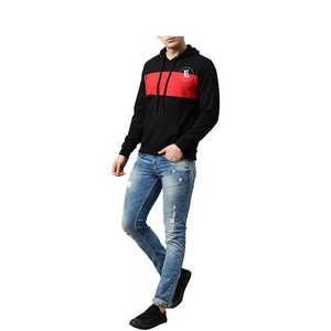 Sudaderas con Capucha de Algodón para Hombre, Diseño Simple, Holgadas, Tallas Grandes, para Otoño, Estilo Moderno, Patrón Sólido, Venta al Por Mayor - Product Image 3