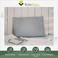 Almohada Ergonómica Viscoelástica de Carbono de Excelente Calidad, Libre de Olores y Humedad, para Compradores Mayoristas a Bajo Costo