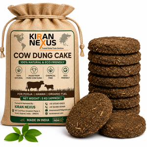 Natural Cow Dung Cake (Gobar Cake) | Eco-Friendly Organic Fuel for Cooking & Religious Use - Product Image 1