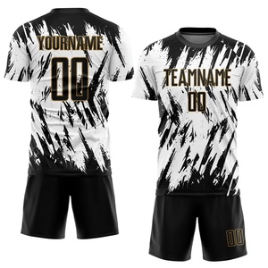 Ensembles d'uniformes de football à logo personnalisé Maillot d'entraînement de l'équipe de football vierge Ensemble complet personnalisé Ensemble d'uniformes de football respirant à séchage rapide - Product Image 2