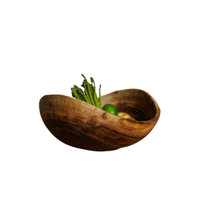Bol rond en bois de manguier écologique pour olives et salsa, idéal pour fruits, noix, bonbons et amuse-gueules - Product Image 3