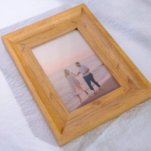 Cadre photo en bois, design simple et moderne, cadre rectangulaire long décoratif, fabriqué en Inde - Product Image 5