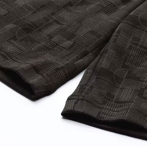 Men's Solid Board Shorts Elastic Waist Drawstring Casual Bermuda 100% Cotton Breathable Pockets Eco-Friendly Waterproof Quick - Product Image 5