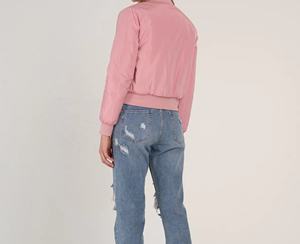 Chaqueta acolchada cálida de invierno y otoño para mujer, superventas, ajustada, manga larga, cremallera, secado rápido, Color sólido, impermeable, Floral - Product Image 3