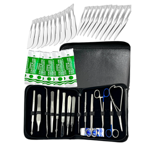 Nouvel ensemble de chirurgie mineure de 34 pièces avec étui, kit d'instruments chirurgicaux en acier inoxydable, outils médicaux professionnels ProSetMax - Product Image 3