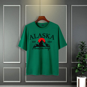 เสื้อยืดคอกลมผู้ชาย โพลีเอสเตอร์ 100% แบบถัก สไตล์วินเทจ สีพื้น น้ำหนัก 200 กรัม ทรงหลวม โอเวอร์ไซส์ เป็นมิตรกับสิ่งแวดล้อม ขายส่ง - Product Image 3