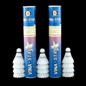Paquete de Volantes de Bádminton Vina-Star Modelo VINA-A2, Duraderos, Ecológicos, Estables, Deportivos, de 2 Capas, Nivel Profesional, Ligeros - Product Image 1