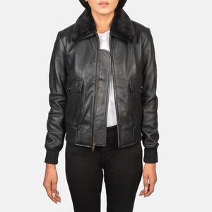 Stylish <b>Leather</b> <b>Jacket</b> with Breathable Cotton Lining and Factory-Fresh <b>Long</b> Sleeve Outerwear Women <b>leather</b> fashion <b>jackets</b> - Product Image 4