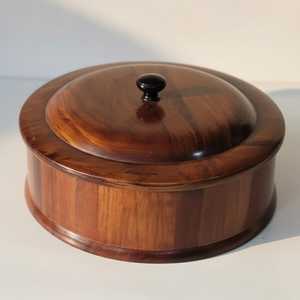 Caja de Madera Resistente para Chapati y Roti, Contenedor de Almacenamiento Ecológico, Apto para Lavavajillas, Apilable, Aislante para Mantener la Comida Caliente, Hecho a Mano - Product Image 1