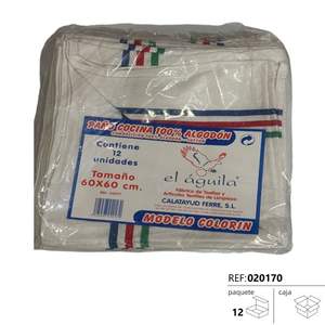 Paño de Limpieza 100% Algodón PANO COCINA 12u - Product Image 3