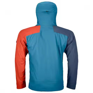 Veste d'hiver pour homme, imperméable, coupe-vent, respirante, en softshell, couleurs contrastées, de haute qualité, pour la pêche en eau vive, fabrication OEM. - Product Image 2