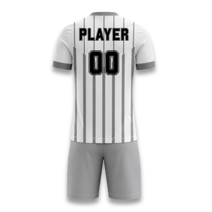 Customize Soccer jersey uniform Gray Unisex Moisture Wicking <b>Polyester</b> <b>Shorts</b> Elastic Waist Regular Fit Solid Color All Season - Product Image 2