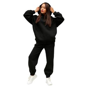 ชุดวอร์มเล่นกีฬาของผู้หญิงเซ็ต2ชิ้นชุดวิ่งผ้าฝ้ายชุดวอร์มชุดวอร์มสเวตเตอร์ออกแบบได้เองชุดวอร์มสำหรับผู้หญิง - Product Image 3