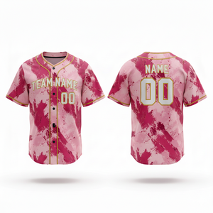 Camiseta de Béisbol Personalizada, Transpirable, de Secado Rápido, 100% Poliéster, Sublimada, con Cuello en V, Unisex, Logotipo Frontal, Speed Plus - Product Image 1