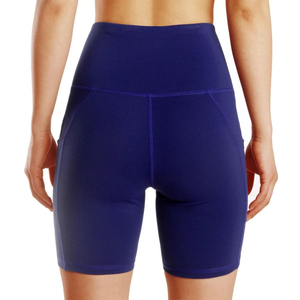 Shorts en jersey de coton pour femme, modèle délavé moyen, basique, foncé, tricoté avec impression numérique, vente en gros, OEM - Product Image 3