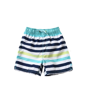 Eco-Friendly Breathable Plaid High-Leg Swim Shorts Custom Beach Shorts Loose Swimwear Boys Swim <b>Trunks</b> - Product Image 5