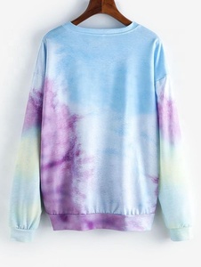 เสื้อสเวตเตอร์คอกลมสำหรับผู้หญิงเสื้อสเวตเตอร์ผ้าฝ้ายผ้าขนแกะแบบมีฮู้ดพิมพ์ลายแบบกำหนดเองสำหรับ2023โลโก้ RM - Product Image 5