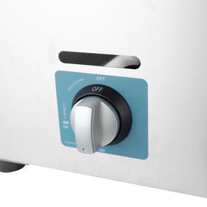 Friteuse à pression au gaz GPL à réservoir unique en acier inoxydable commercial de 6 L pour les frites et la friture de poulet - Product Image 4