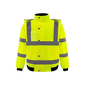 2026 Customized High Quality Zipper Safety <b>Jacket</b> for <b>Workers</b> Waterproof with Custom Design and Tool Pockets - Product Image 3