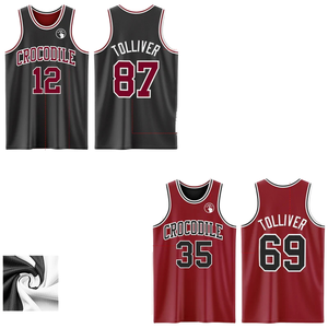 Conjuntos de Uniformes de Baloncesto para Hombre, Talla Personalizada, Fabricante Profesional, Tela Transpirable y Cómoda, con Tallas Grandes - Product Image 6