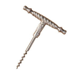 Elegante abridor de botellas de vino de metal con diseño de letras, sacacorchos de aleación de zinc plateado, accesorio de bar, perfecto para bodas y fiestas, en oferta. - Product Image 4