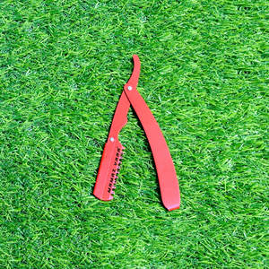 Pink Color Professional Barber Razor Sharp <b>Single</b> Blade Manual <b>Swing</b> Lock Cut Throat Razor with Stainless Steel Handle - Product Image 3