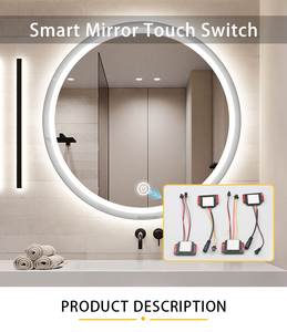 Shinechip DC12V/24V 3A 36W กระจกห้องน้ำเซ็นเซอร์สัมผัสอัจฉริยะสวิตช์ไฟ LED สีเดียว - Product Image 3