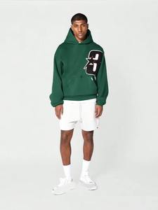 Sudadera con Capucha para Hombre, Mezcla de Algodón, con Bordado Chenille y Diseño de Parches Personalizados, Corte Regular, Precio al por Mayor para la Temporada de Invierno - Product Image 6