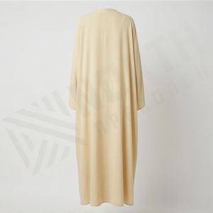 Abaya pour femmes musulmanes fabriquée en usine, matériaux de qualité supérieure, faible MOQ, respirante, élégante, ample, couleur personnalisée - Product Image 2
