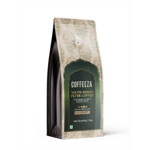กาแฟบดสำเร็จรูป Coffeeza South Indian Filter Coffee Powder 1 กก. คั่วกลาง ผสมชิโครี มีคาเฟอีน สั่งซื้อจำนวนมาก - Product Image 1